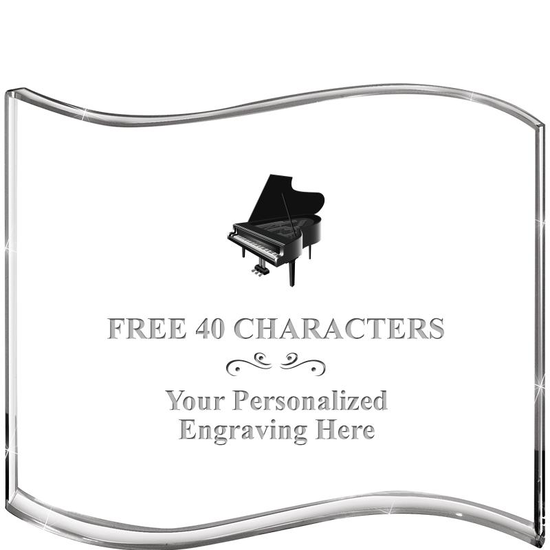 5" HANG TEN WAVE ACRYLIC HZTL