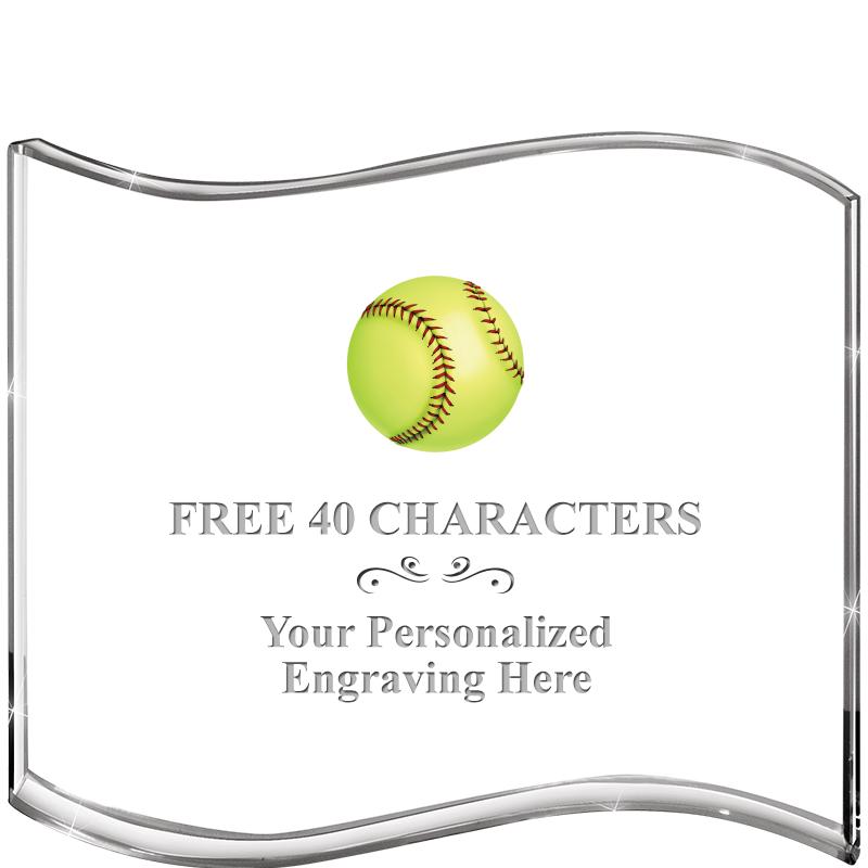 5" HANG TEN WAVE ACRYLIC HZTL