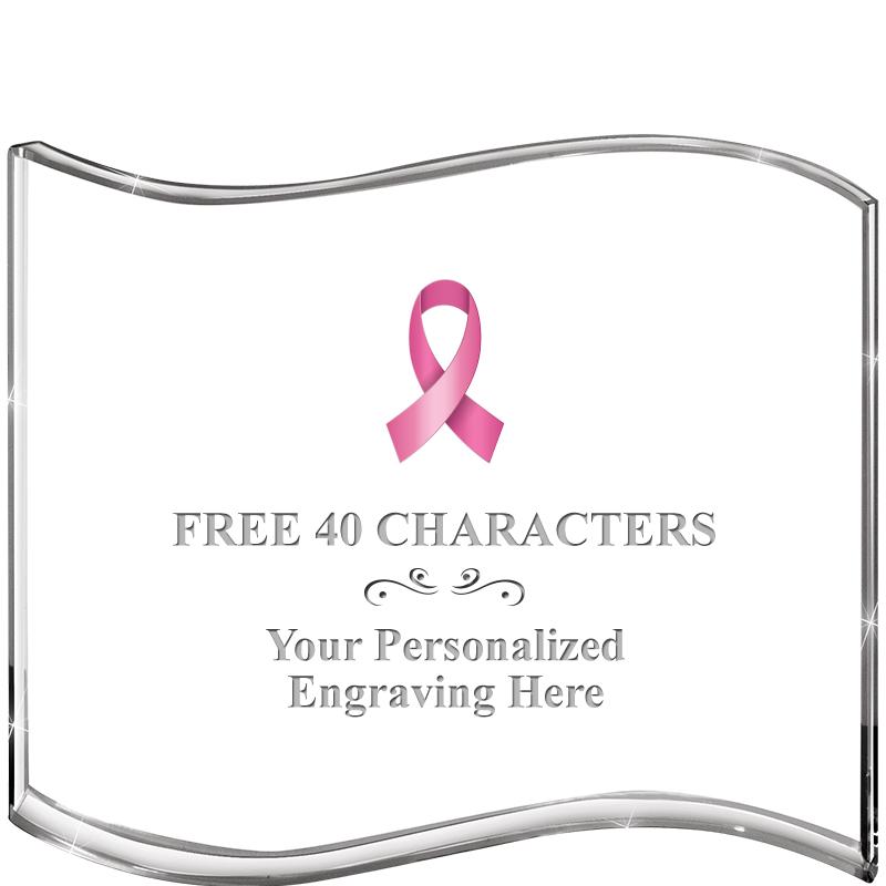 5" HANG TEN WAVE ACRYLIC HZTL