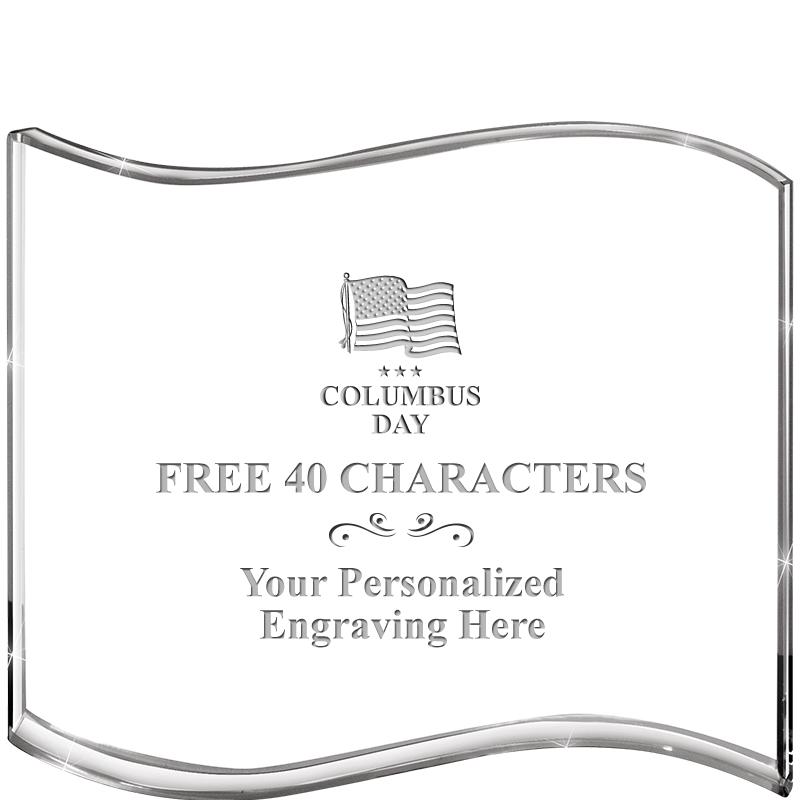 5" HANG TEN WAVE ACRYLIC HZTL