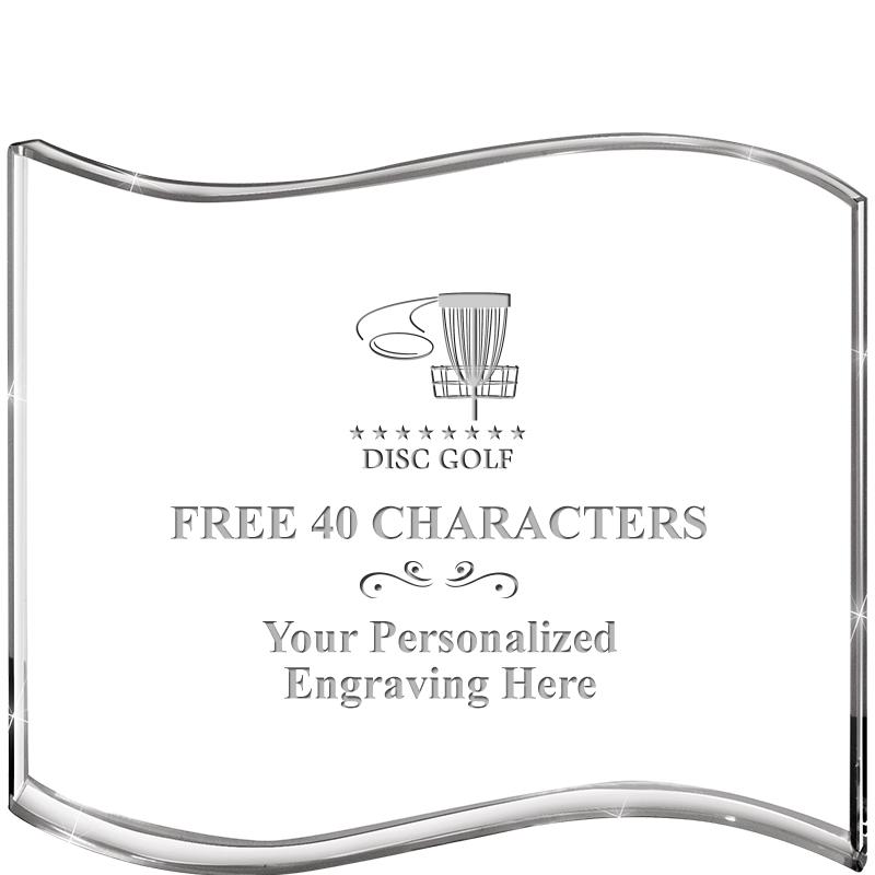 5" HANG TEN WAVE ACRYLIC HZTL