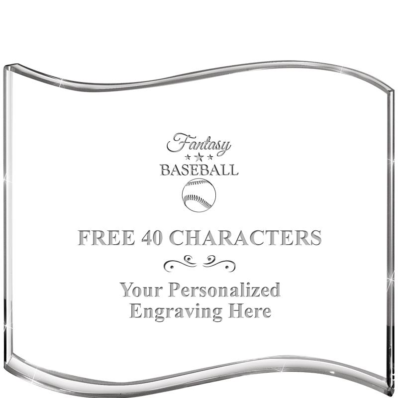 5" HANG TEN WAVE ACRYLIC HZTL