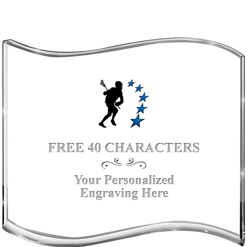 5" HANG TEN WAVE ACRYLIC HZTL