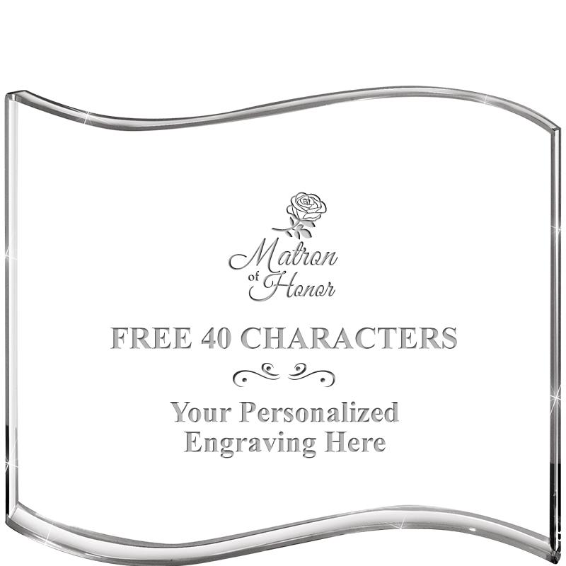 5" HANG TEN WAVE ACRYLIC HZTL