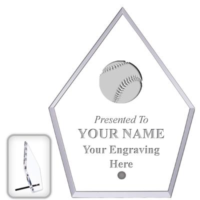 6" ECONOMY DIAMOND CLEAR ACRYL