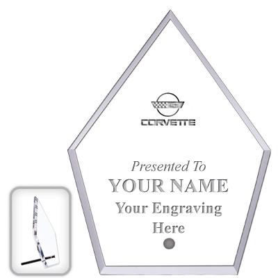 6" ECONOMY DIAMOND CLEAR ACRYL