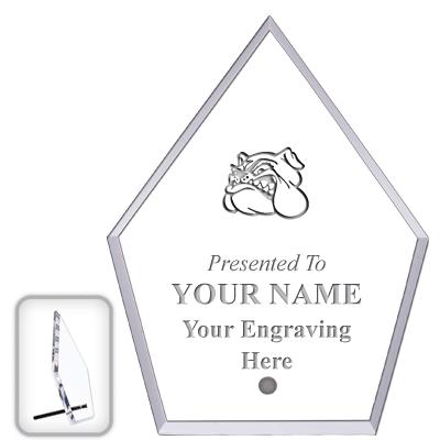 6" ECONOMY DIAMOND CLEAR ACRYL