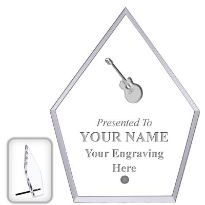 6" ECONOMY DIAMOND CLEAR ACRYL