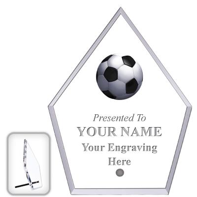 6" ECONOMY DIAMOND CLEAR ACRYL