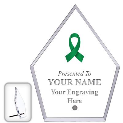 6" ECONOMY DIAMOND CLEAR ACRYL