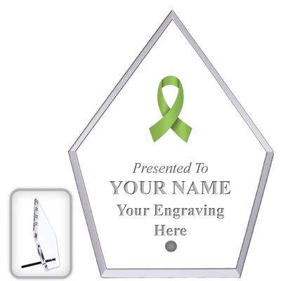 6" ECONOMY DIAMOND CLEAR ACRYL