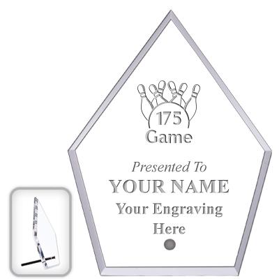 6" ECONOMY DIAMOND CLEAR ACRYL