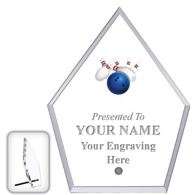 6" ECONOMY DIAMOND CLEAR ACRYL