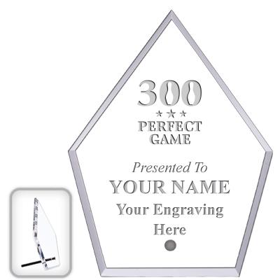 6" ECONOMY DIAMOND CLEAR ACRYL