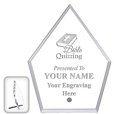 6" ECONOMY DIAMOND CLEAR ACRYL