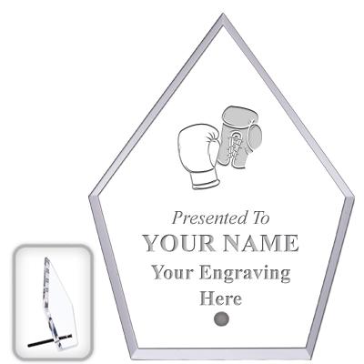 6" ECONOMY DIAMOND CLEAR ACRYL