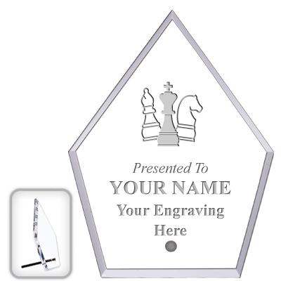 6" ECONOMY DIAMOND CLEAR ACRYL