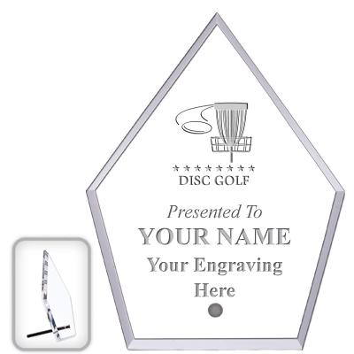 6" ECONOMY DIAMOND CLEAR ACRYL