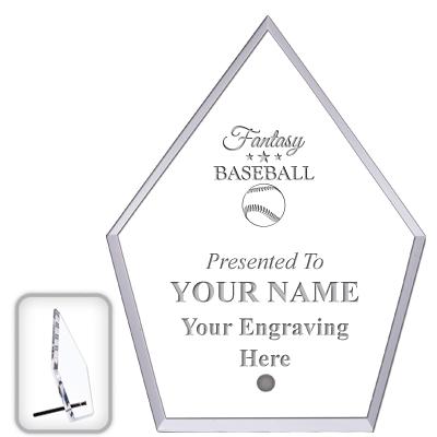 6" ECONOMY DIAMOND CLEAR ACRYL