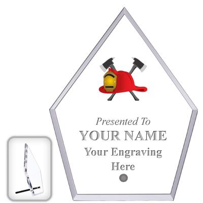 6" ECONOMY DIAMOND CLEAR ACRYL