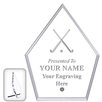 6" ECONOMY DIAMOND CLEAR ACRYL