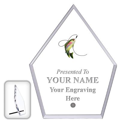 6" ECONOMY DIAMOND CLEAR ACRYL