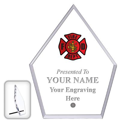 6" ECONOMY DIAMOND CLEAR ACRYL