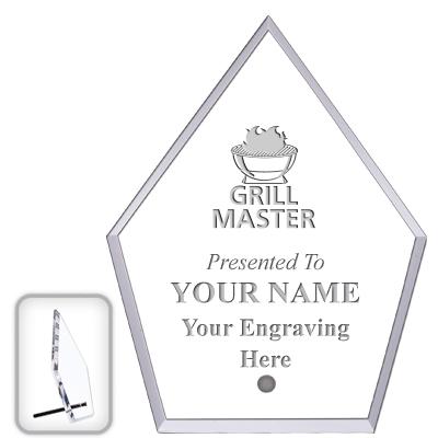 6" ECONOMY DIAMOND CLEAR ACRYL