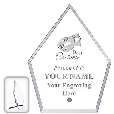 6" ECONOMY DIAMOND CLEAR ACRYL