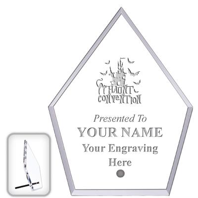 6" ECONOMY DIAMOND CLEAR ACRYL