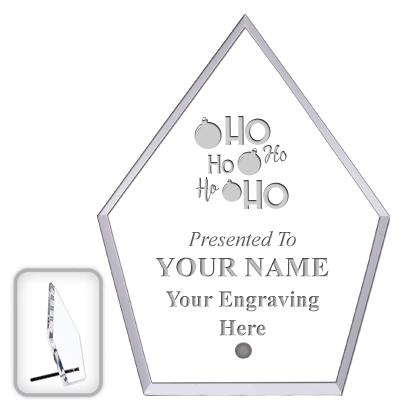 6" ECONOMY DIAMOND CLEAR ACRYL