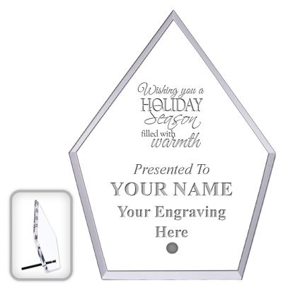 6" ECONOMY DIAMOND CLEAR ACRYL