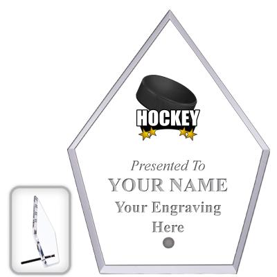 6" ECONOMY DIAMOND CLEAR ACRYL