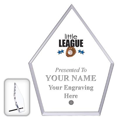 6" ECONOMY DIAMOND CLEAR ACRYL