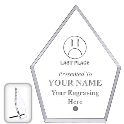 6" ECONOMY DIAMOND CLEAR ACRYL