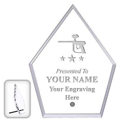 6" ECONOMY DIAMOND CLEAR ACRYL