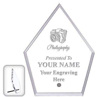 6" ECONOMY DIAMOND CLEAR ACRYL