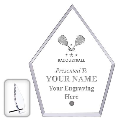 6" ECONOMY DIAMOND CLEAR ACRYL