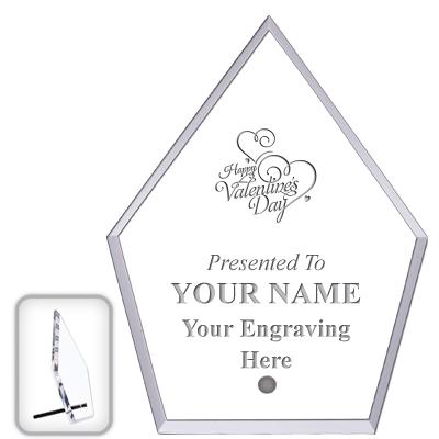 6" ECONOMY DIAMOND CLEAR ACRYL