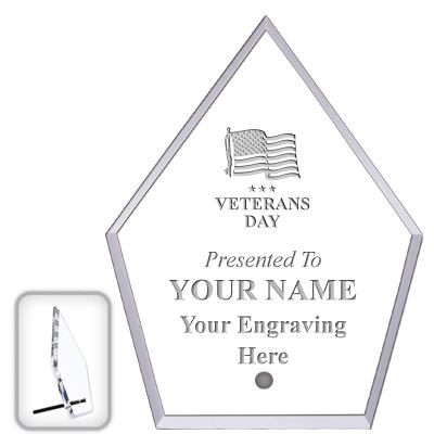 6" ECONOMY DIAMOND CLEAR ACRYL