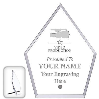 6" ECONOMY DIAMOND CLEAR ACRYL