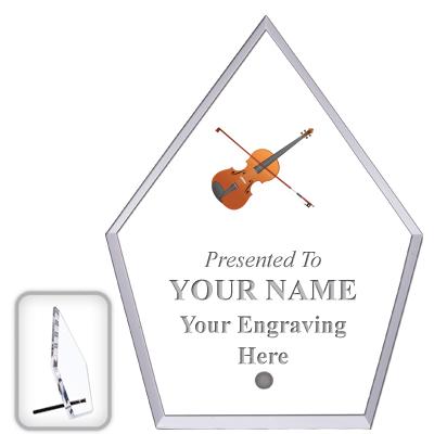 6" ECONOMY DIAMOND CLEAR ACRYL