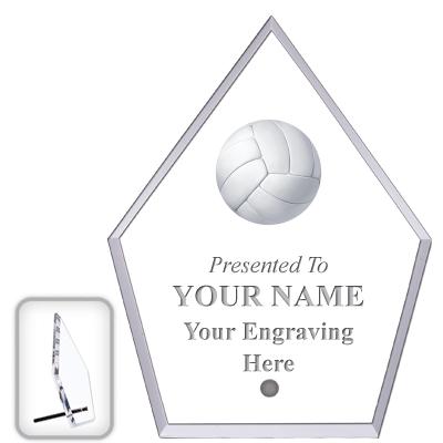 6" ECONOMY DIAMOND CLEAR ACRYL