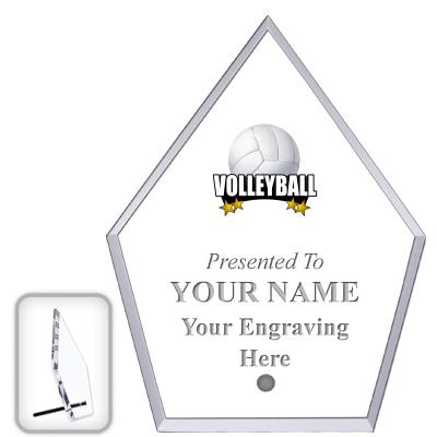 6" ECONOMY DIAMOND CLEAR ACRYL