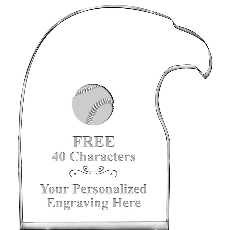 6" EAGLE HEAD ACRYLIC