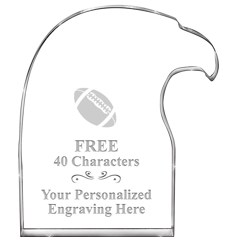 6" EAGLE HEAD ACRYLIC