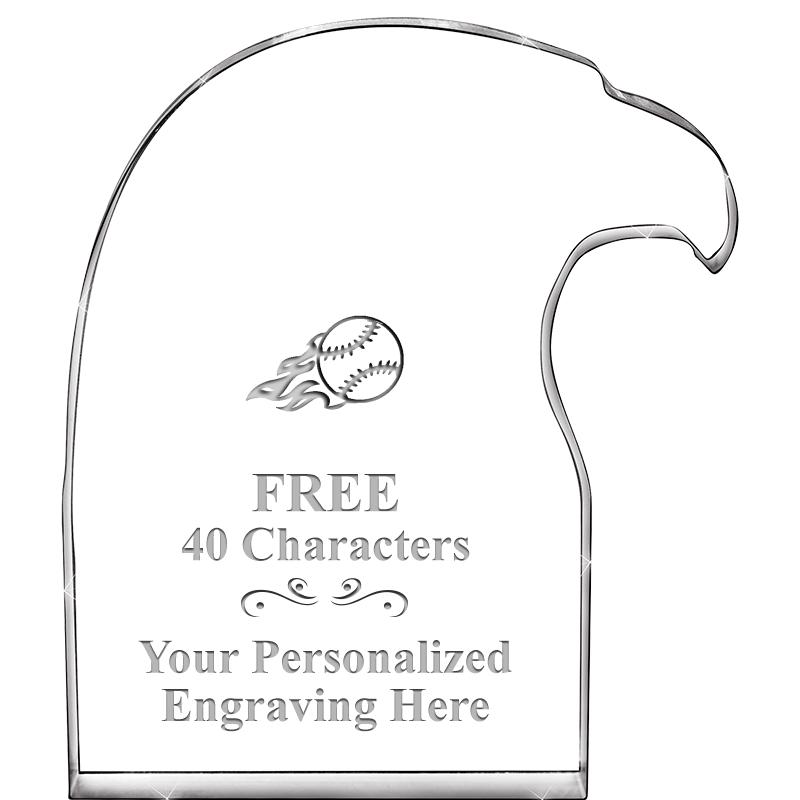 6" EAGLE HEAD ACRYLIC