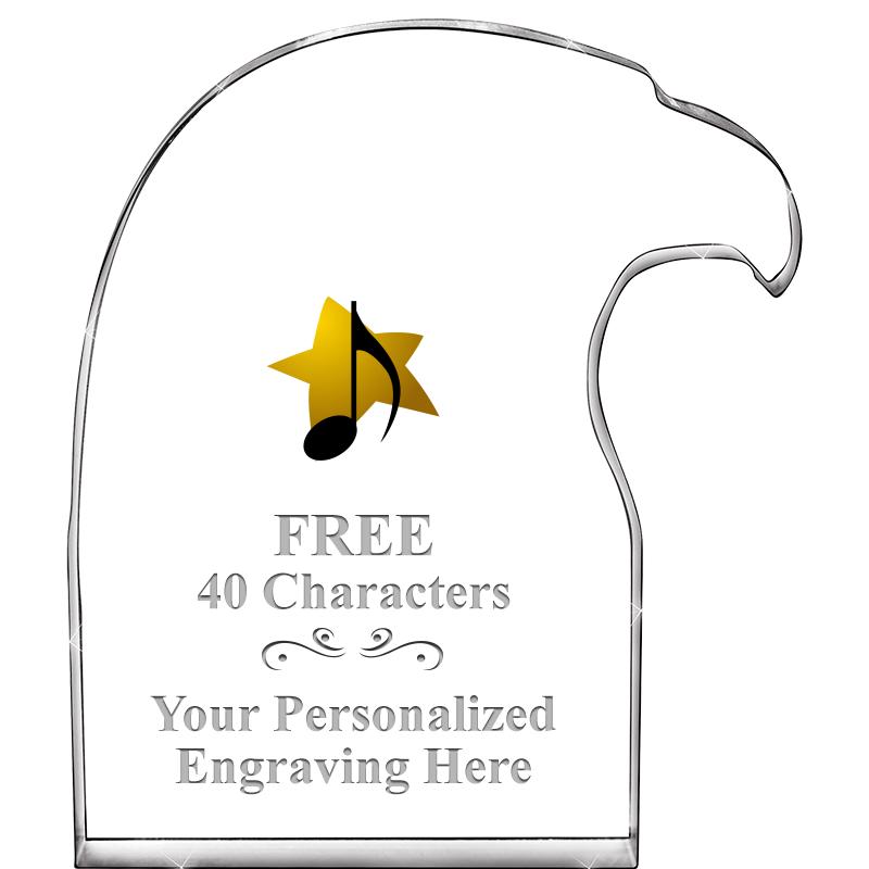 6" EAGLE HEAD ACRYLIC