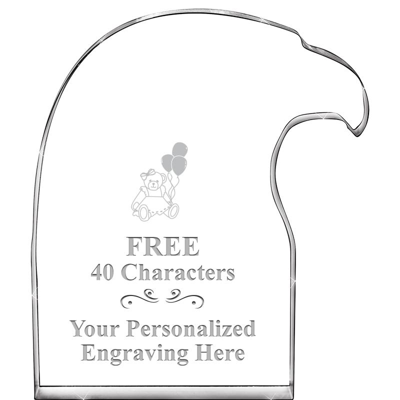 6" EAGLE HEAD ACRYLIC