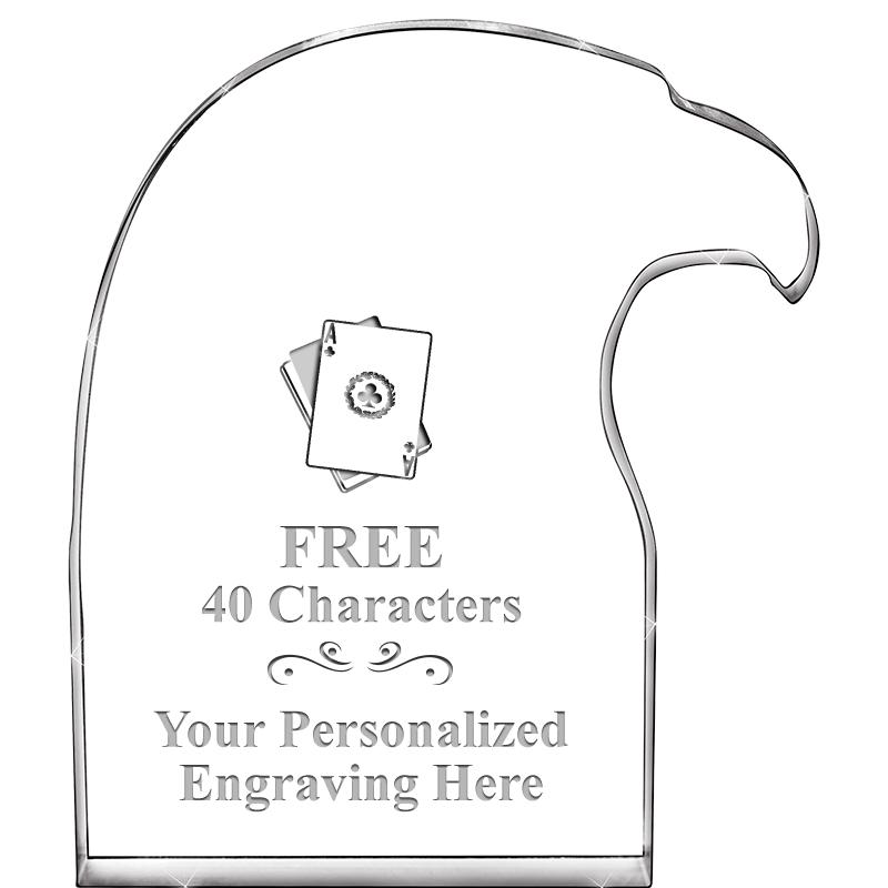 6" EAGLE HEAD ACRYLIC